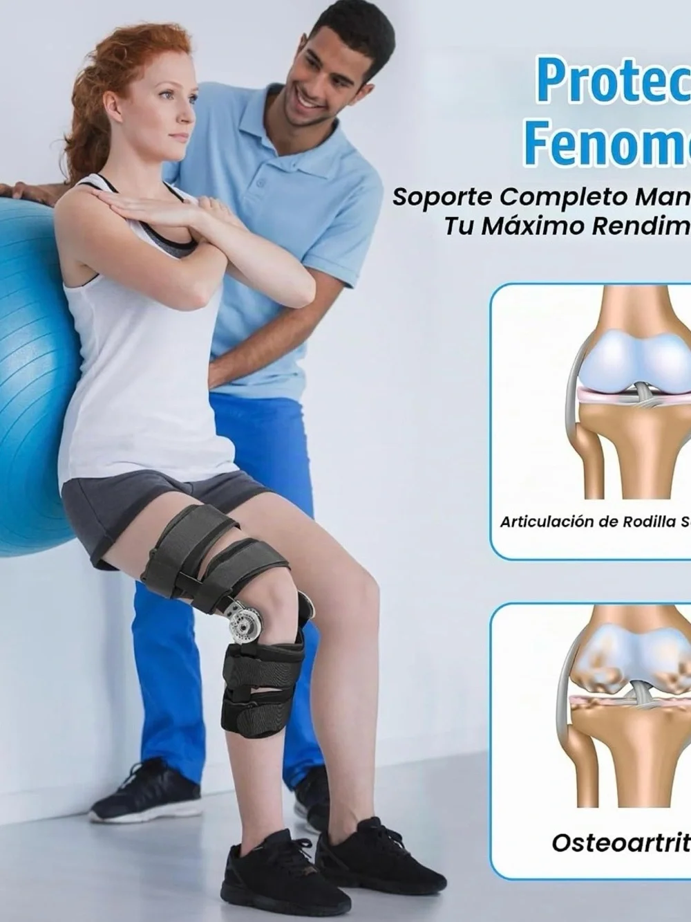 ROM knee brace